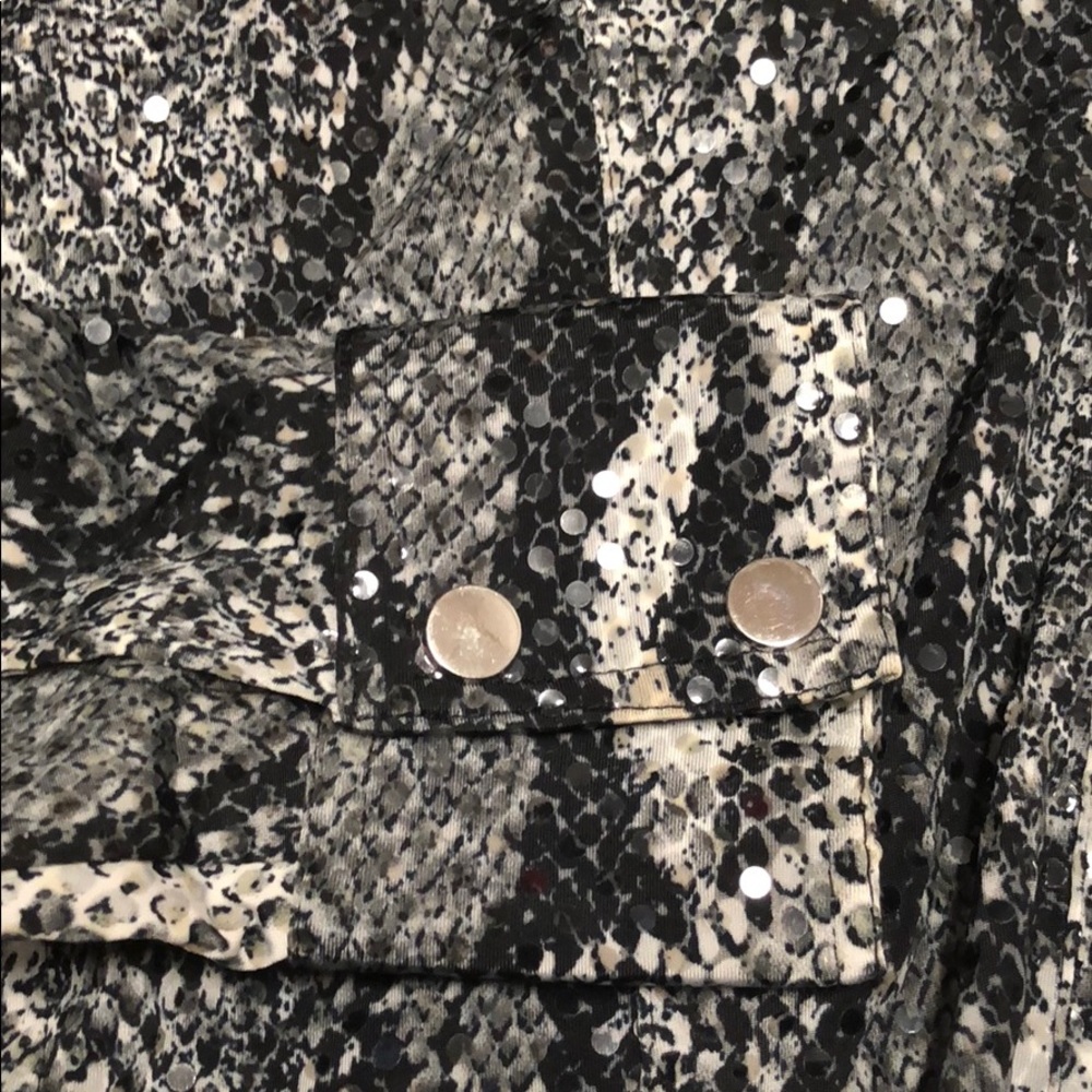 Patchington Button Down Snake Top - image 3